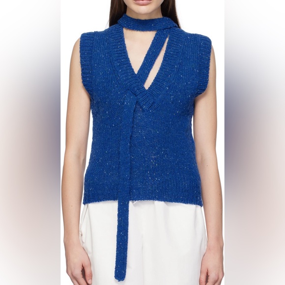 Saks Potts Wool Sweater Vest